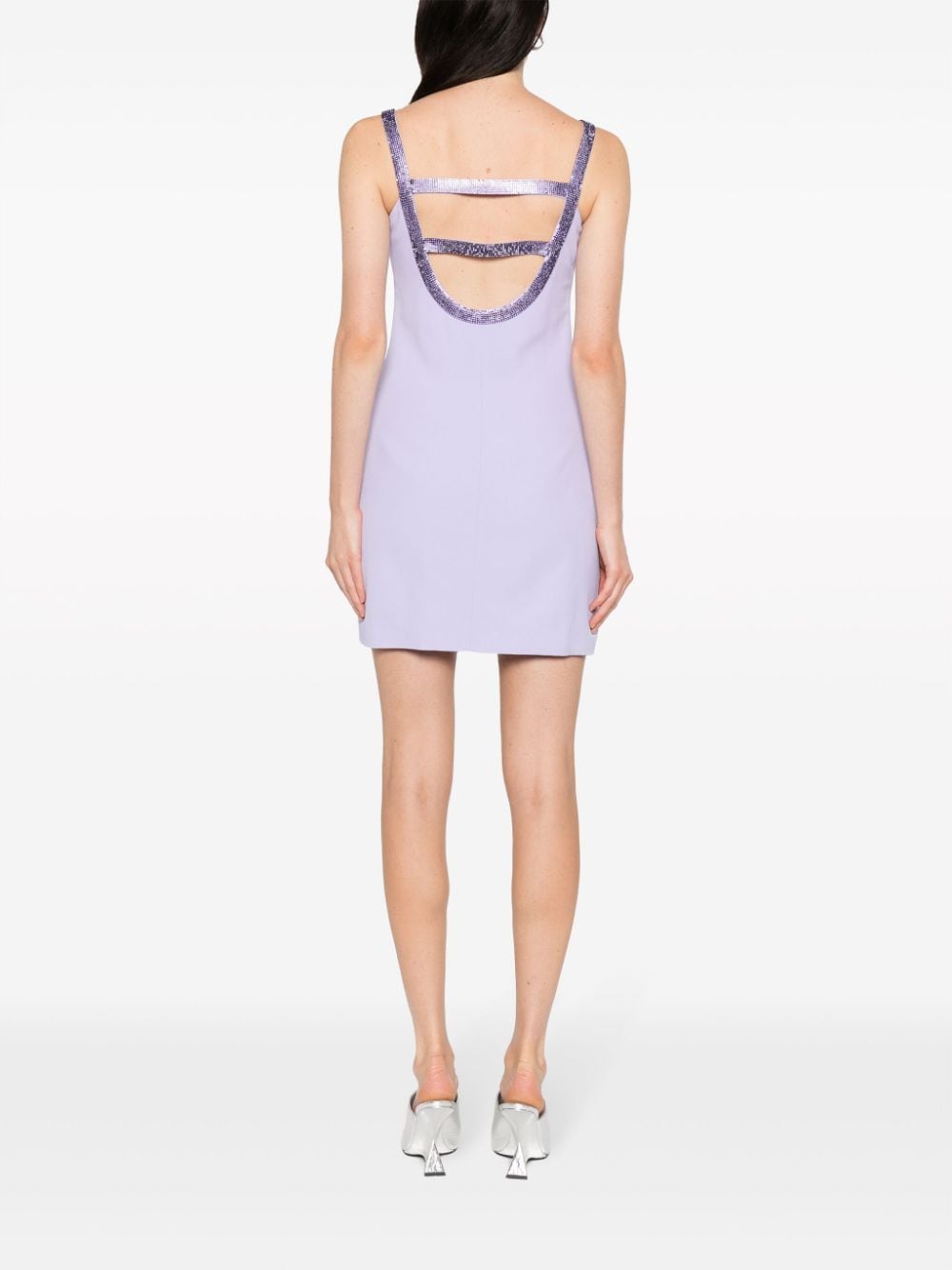 Versace crystal-embellished cut-out minidress - Image 4