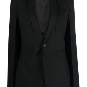 Rick Owens notched-lapel single-breasted blazer