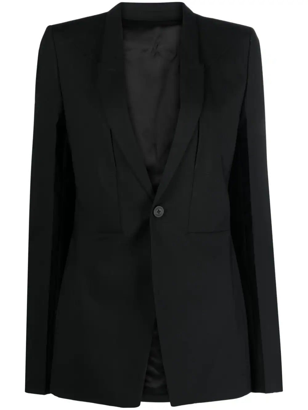 Rick Owens notched-lapel single-breasted blazer