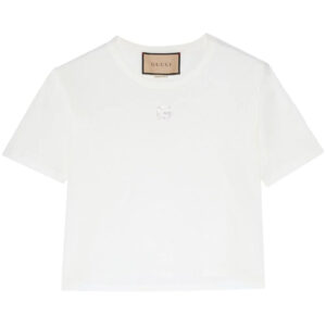 Gucci  Square G rhinestone-embellished T-shirt