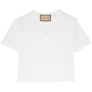 Gucci  Square G rhinestone-embellished T-shirt