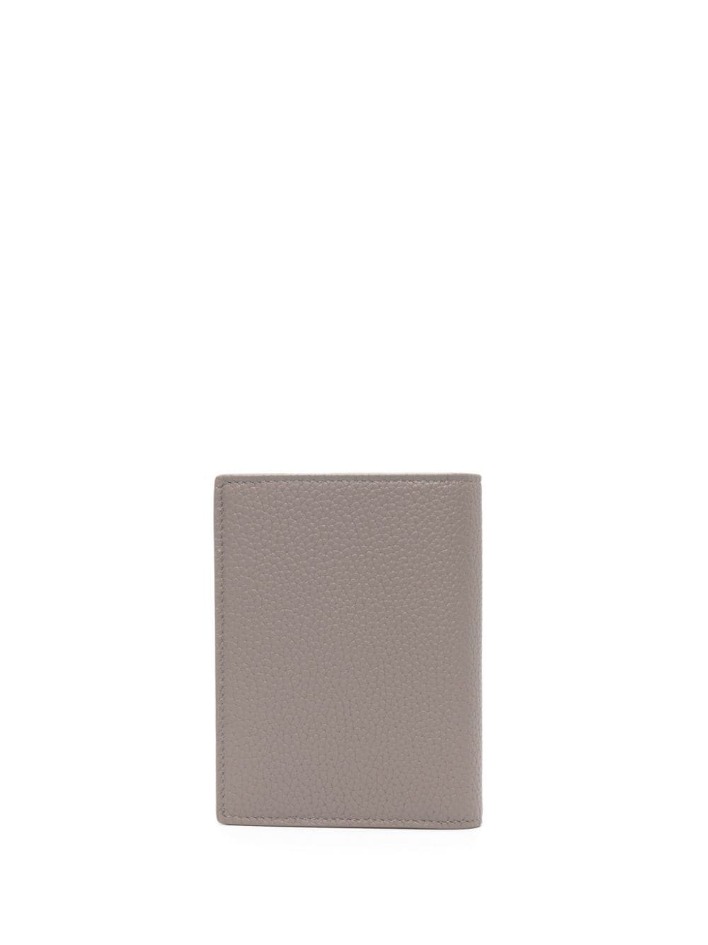 Saint Laurent YSL-plaque leather wallet