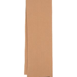 Moschino  logo-patch knitted scarf