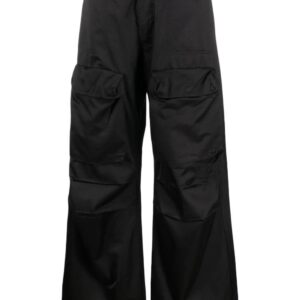 Diesel P-Malvarosa-New satin cargo trousers