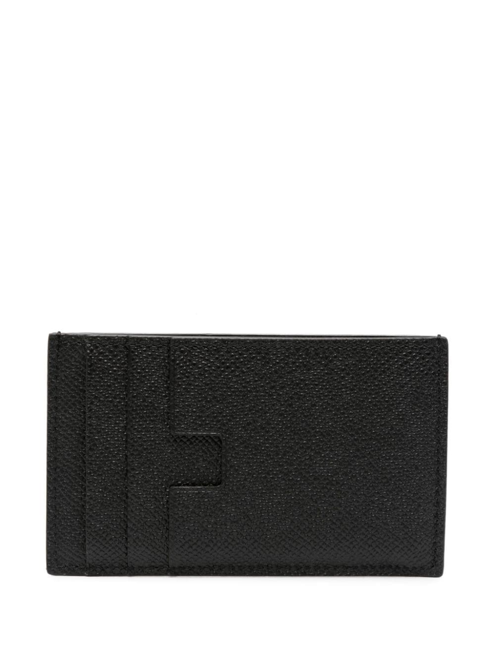 TOM FORD logo-stamp leather cardholder - Image 2