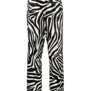TOM FORD zebra-print silk trousers