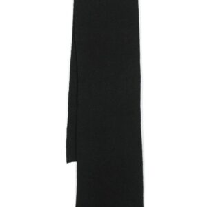 Moschino  logo-patch knitted scarf