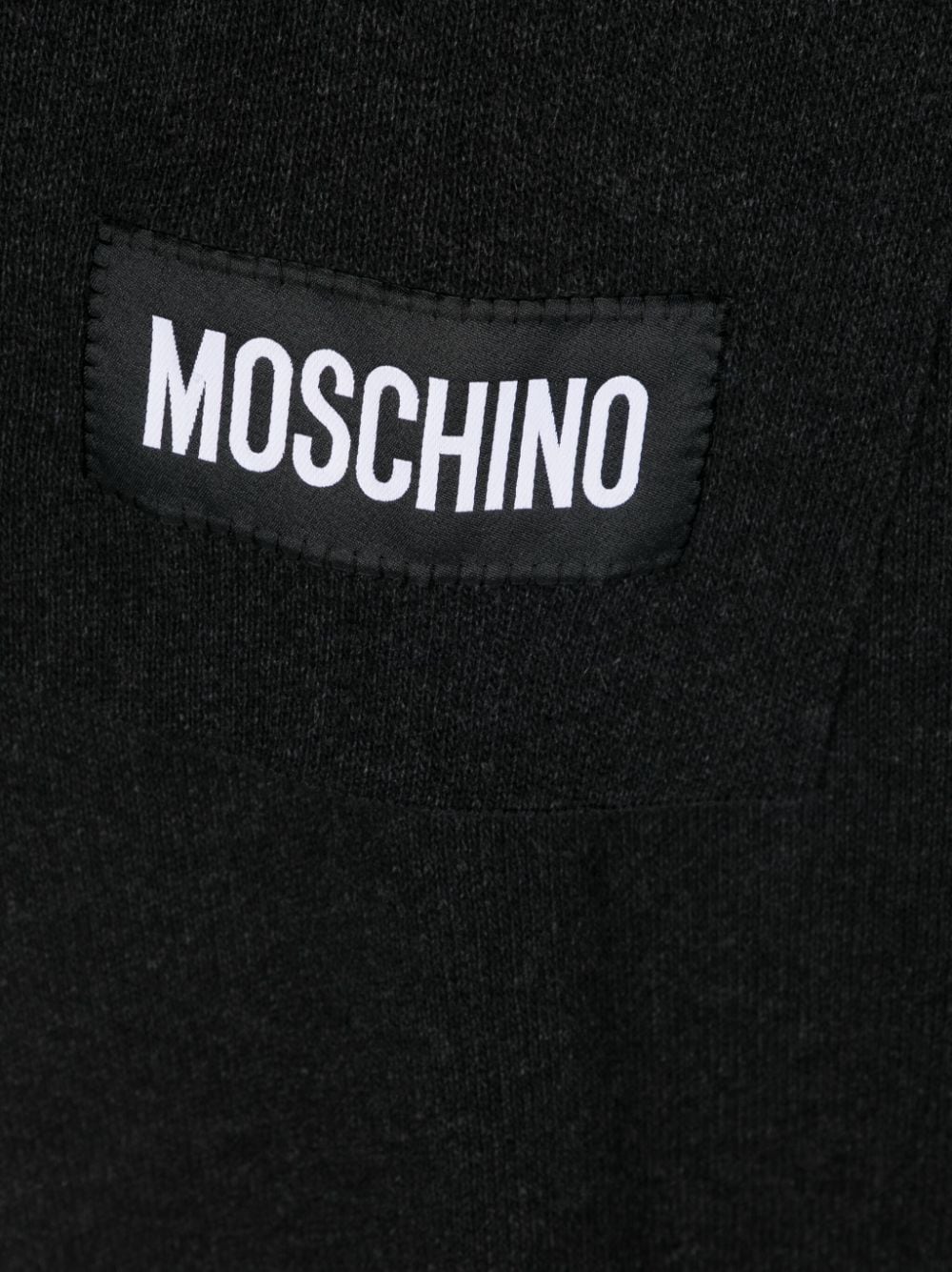 Moschino logo-patch knitted scarf - Image 2
