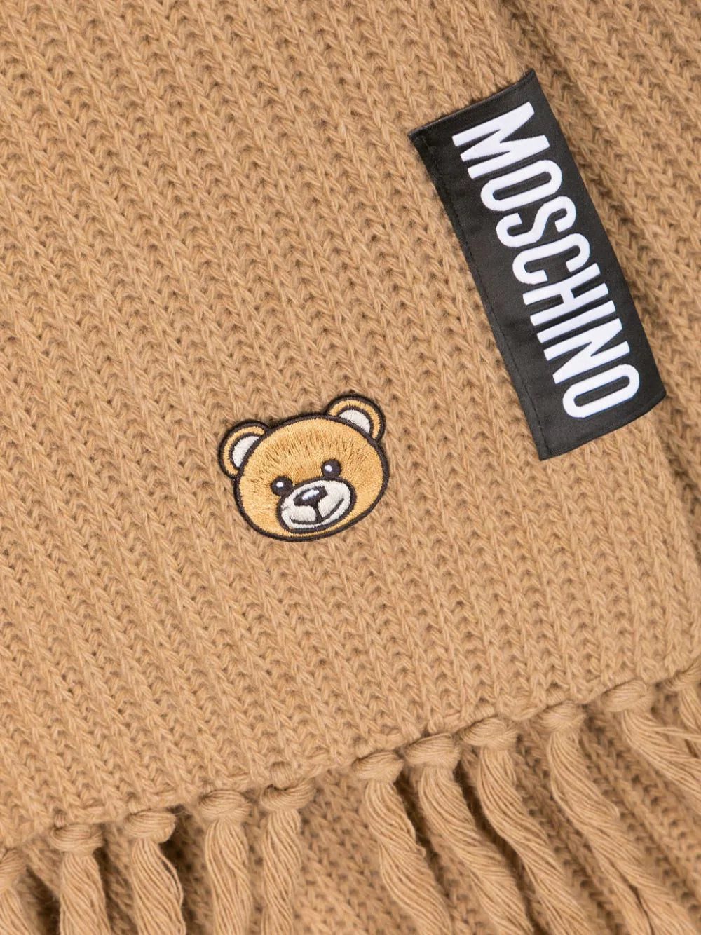 Moschino Teddy Bear-motif knitted scarf - Image 2