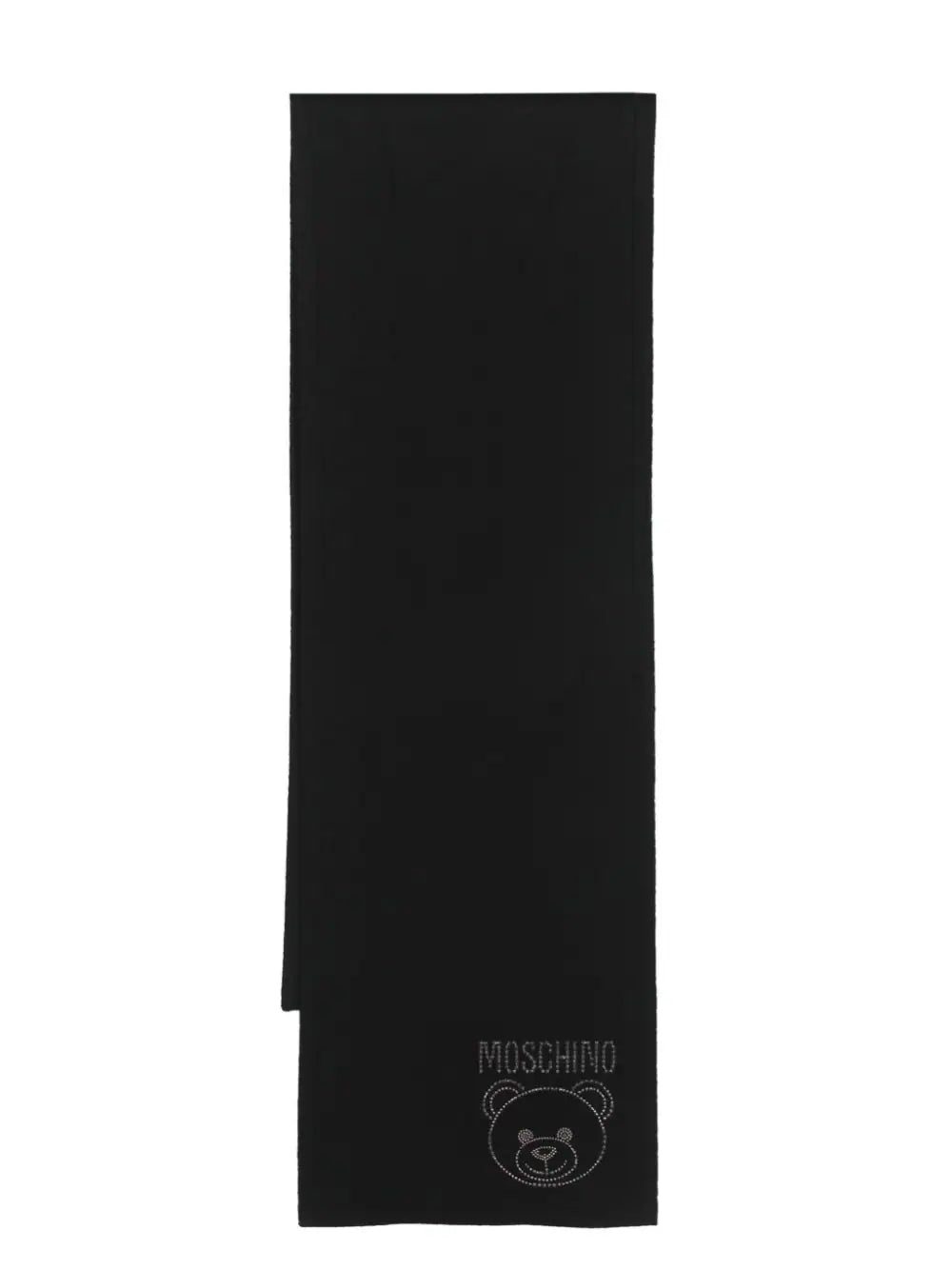 Moschino Teddy Bear wool scarf
