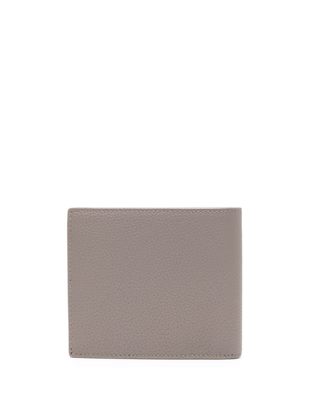 Saint Laurent YSL logo-plaque leather wallet