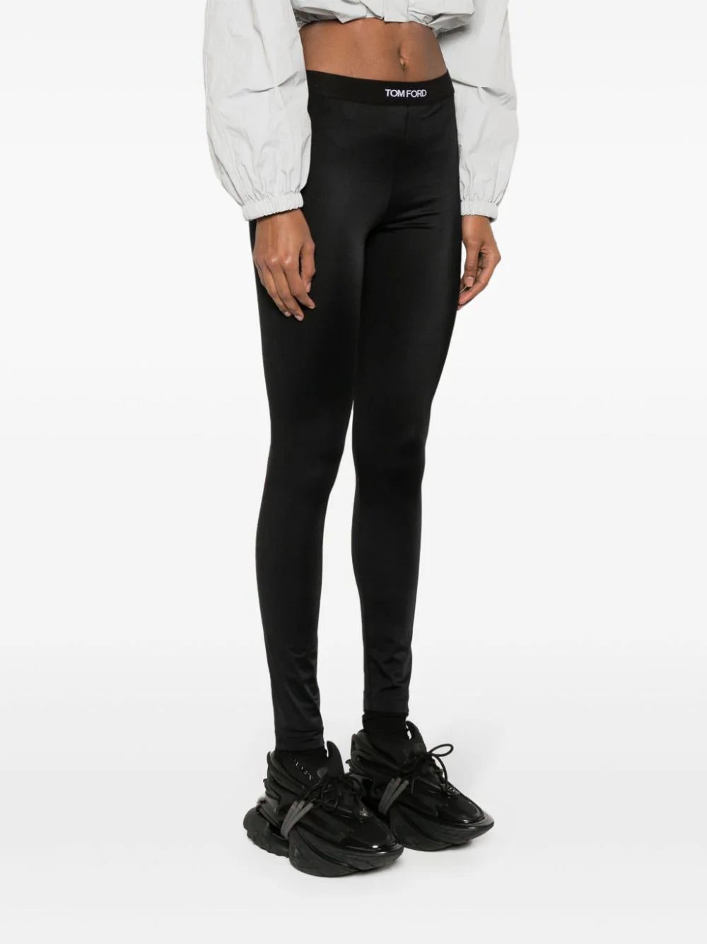 TOM FORD logo-waistband leggings - Image 3