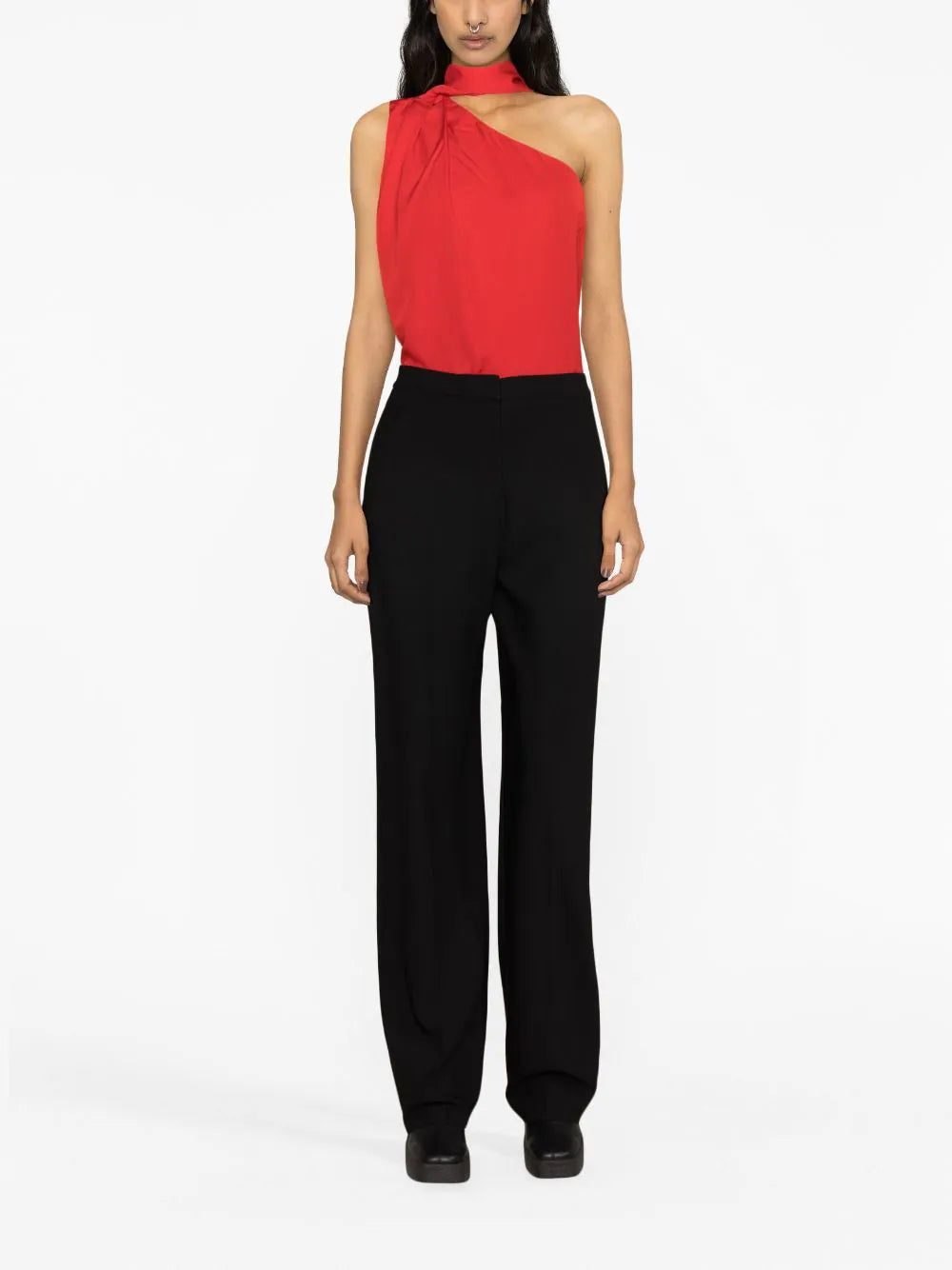 Stella McCartney one-shoulder neck-strap blouse - Image 2