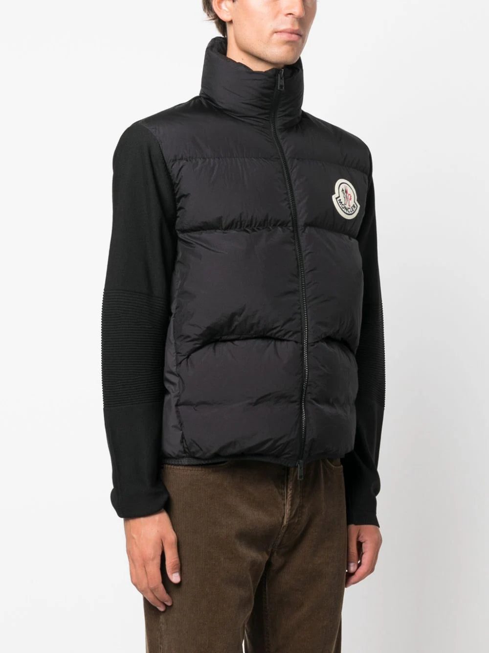 Moncler logo-patch puffer jacket - Image 3