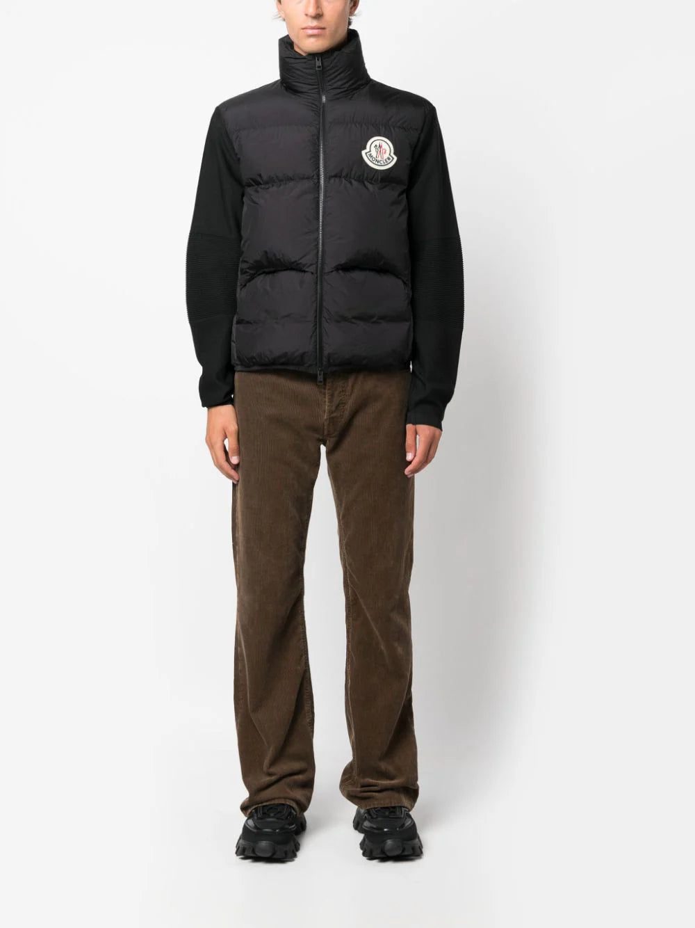 Moncler logo-patch puffer jacket - Image 2