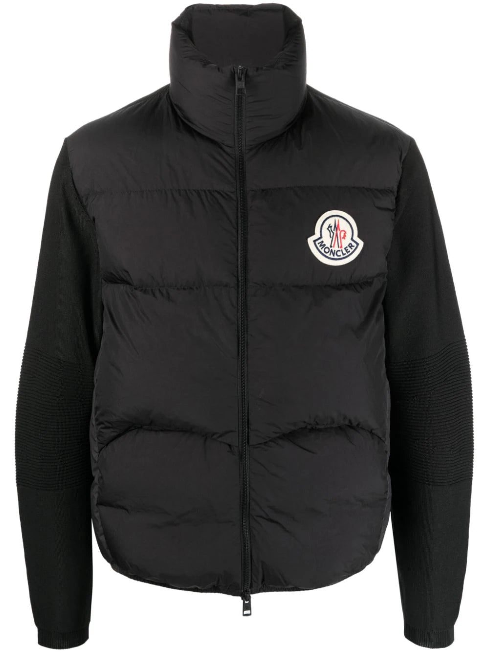 Moncler logo-patch puffer jacket