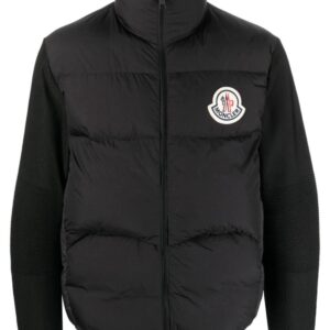 Moncler  logo-patch puffer jacket