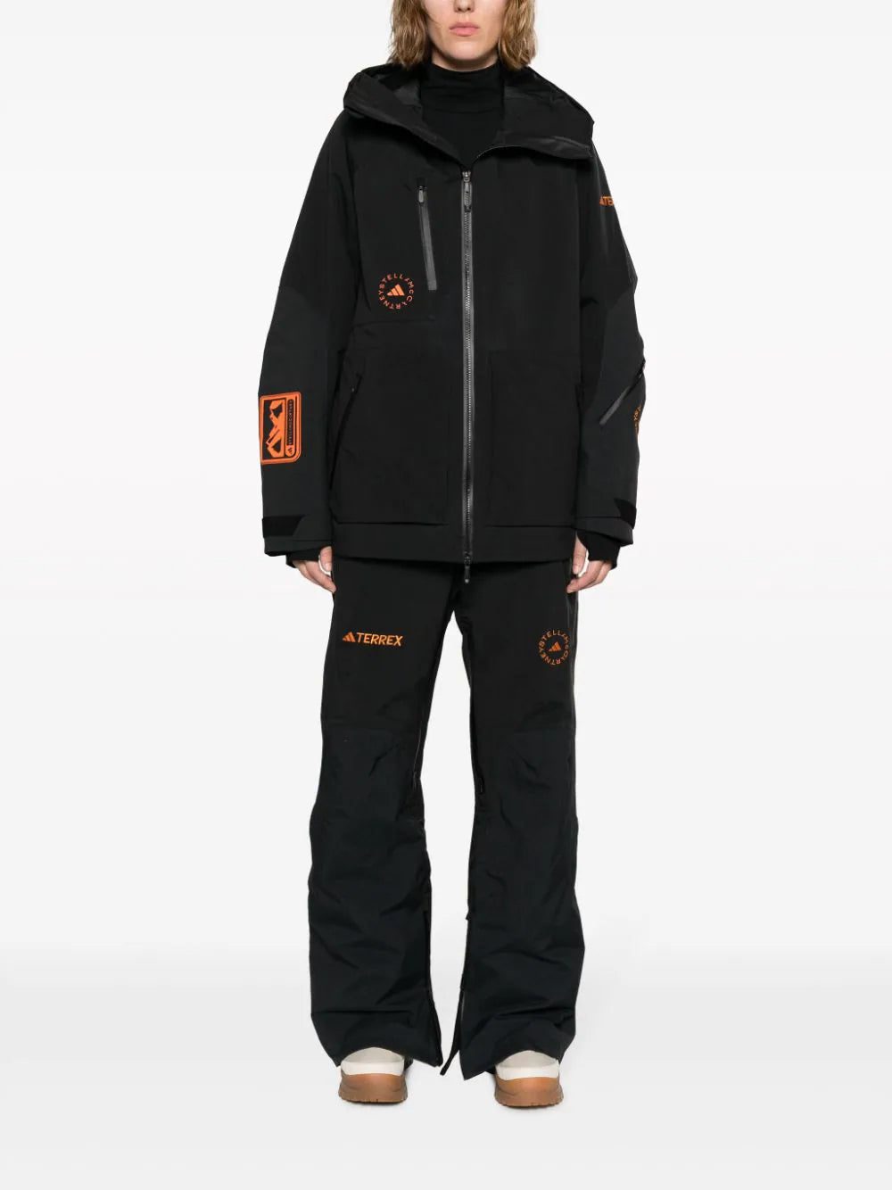 adidas by Stella McCartney x Terrex logo-embroidered straight-leg trousers - Image 2