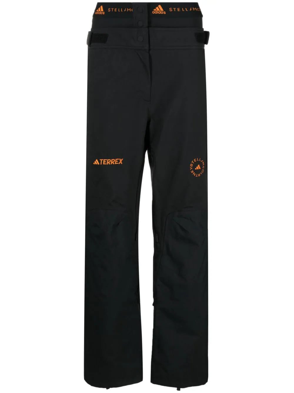 adidas by Stella McCartney x Terrex logo-embroidered straight-leg trousers