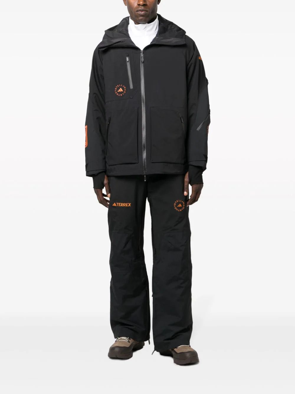 adidas by Stella McCartney x Terrex logo-embroidered straight-leg trousers - Image 3