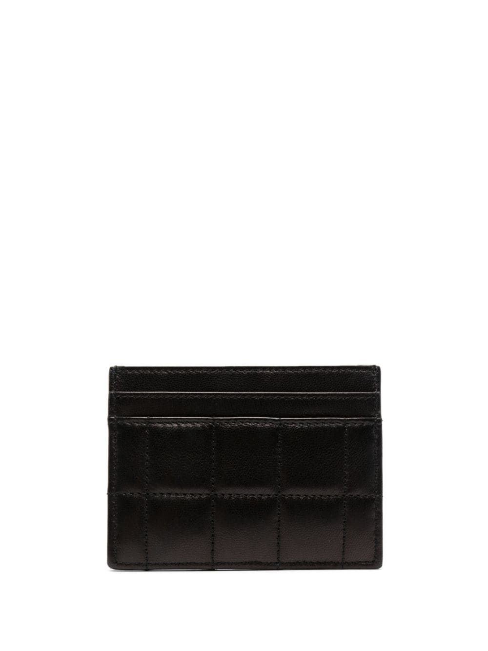 Saint Laurent logo-stamp quilted card holder - Image 3