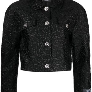 Versace Cloquet lurex blouson jacket