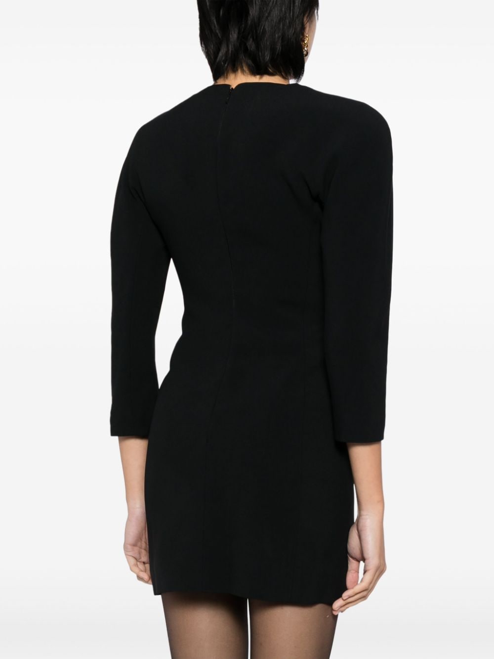 Versace rounded-shoulder minidress - Image 4