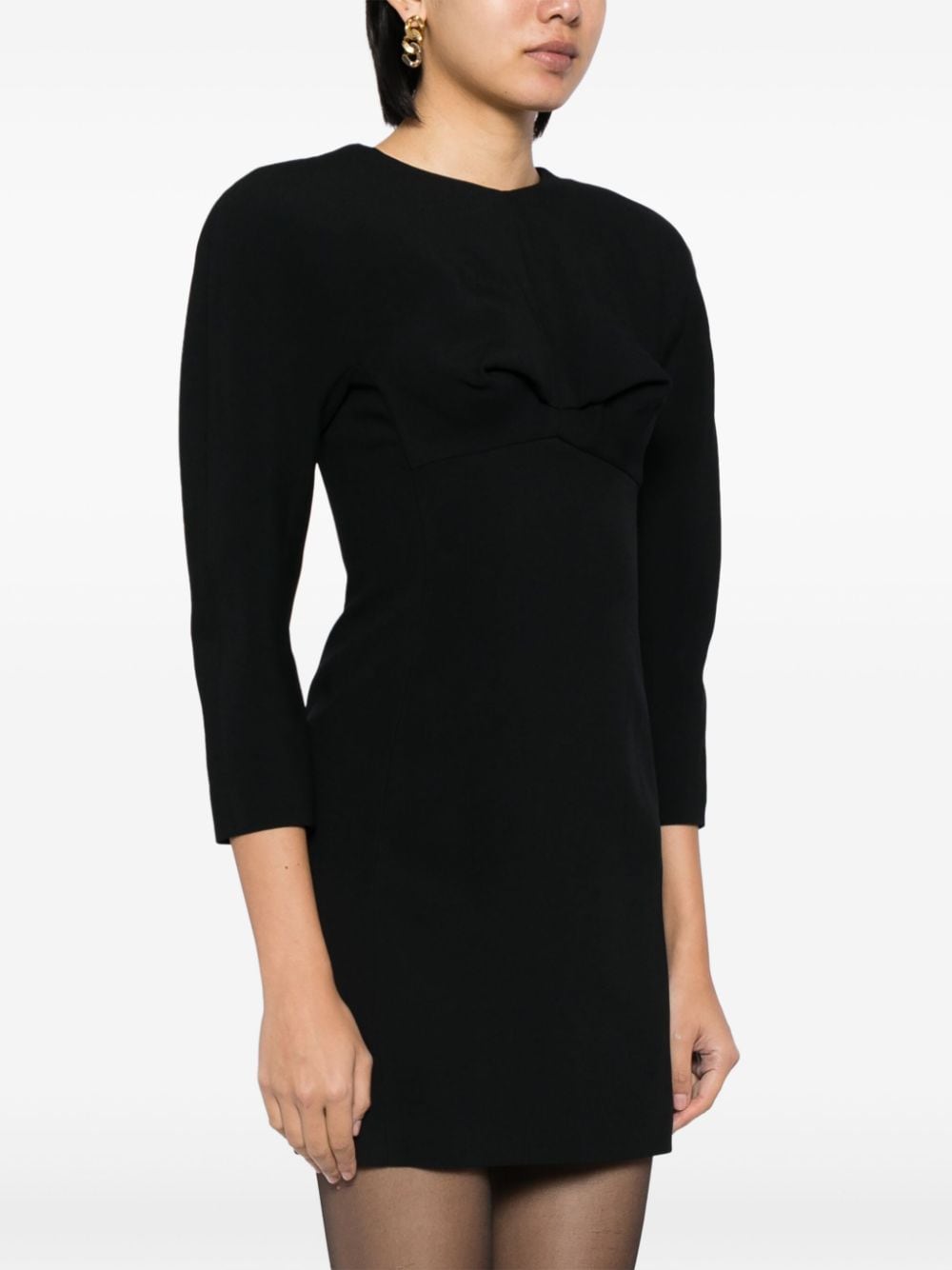 Versace rounded-shoulder minidress - Image 3