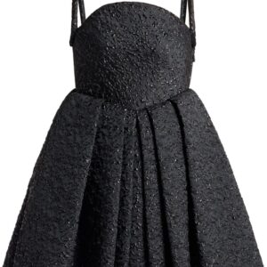 Versace pleated Lurex cloqué minidress