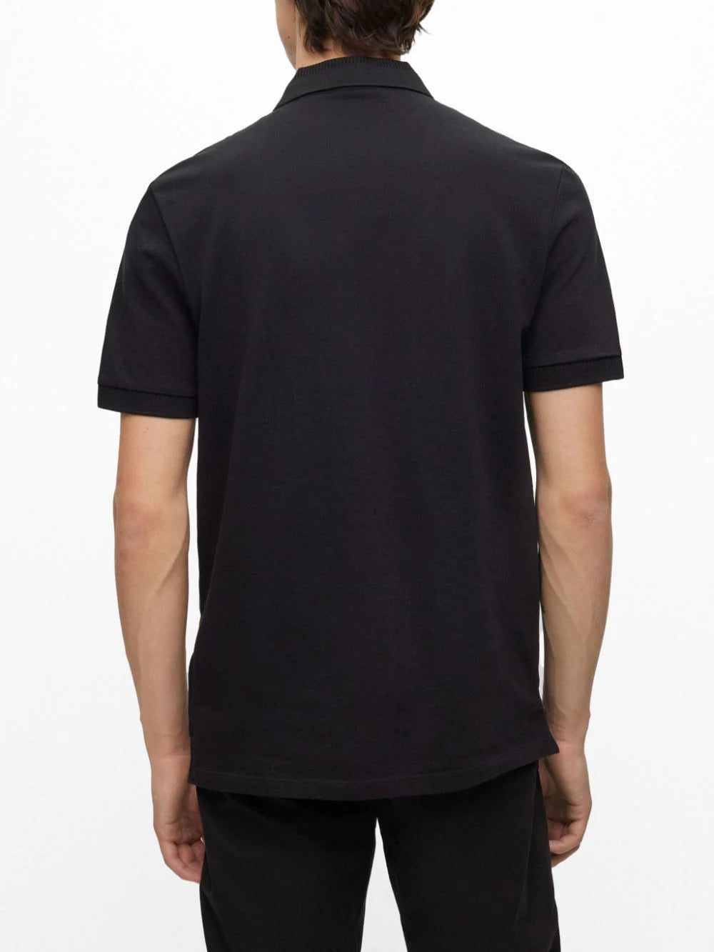 HUGO logo-patch cotton polo shirt - Image 4