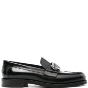 Dsquared2 logo-plaque leather loafers