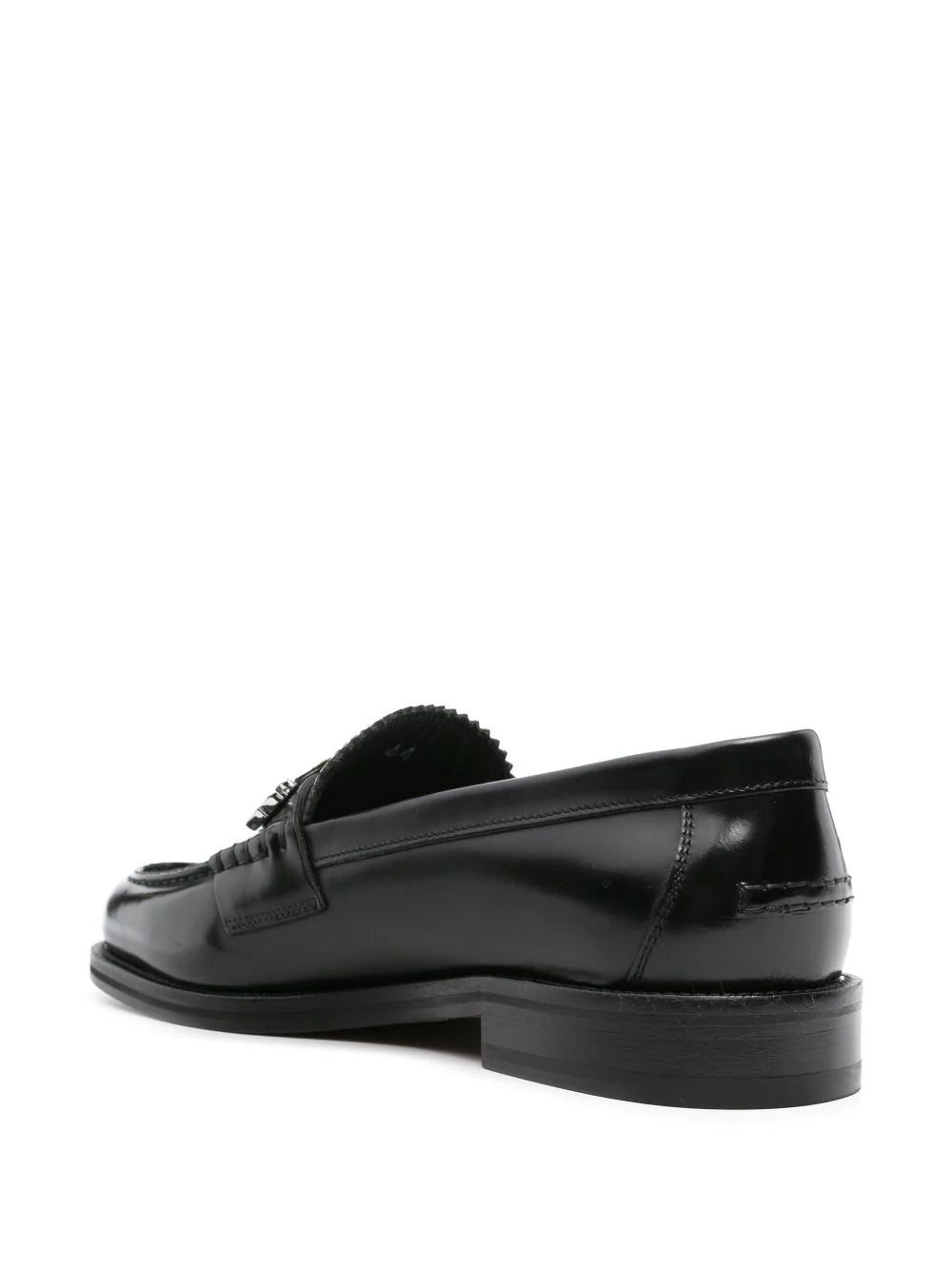 Dsquared2 logo-plaque leather loafers - Image 3