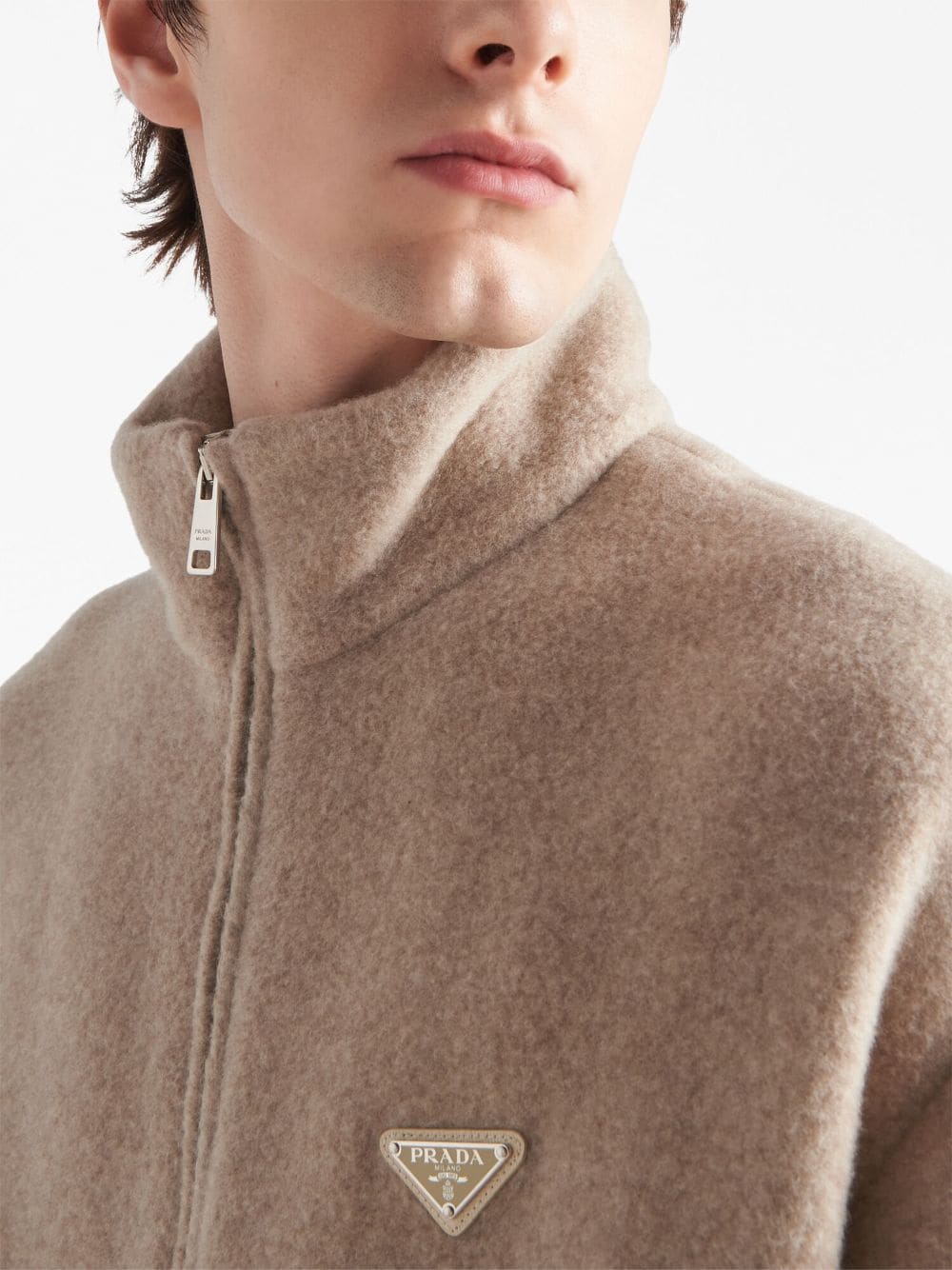 Prada zip-up cashmere jacket - Image 3