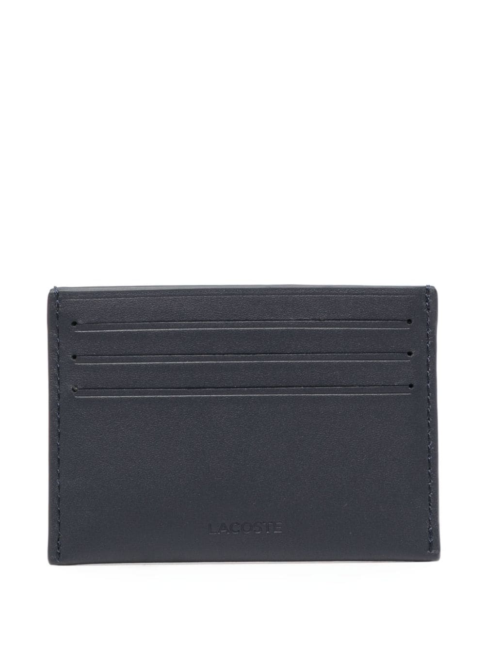 Lacoste Fitzgerald logo-plaque leather cardholder - Image 2
