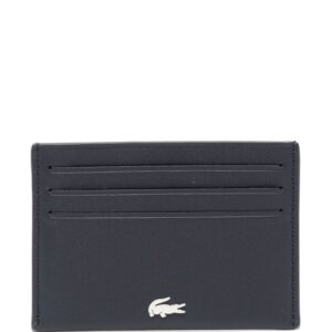 Lacoste Fitzgerald logo-plaque leather cardholder