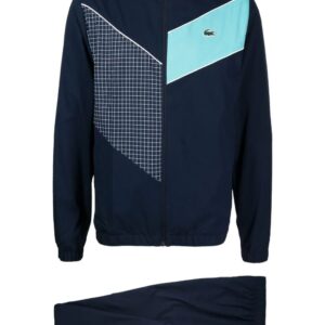 Lacoste Tennis colour-block zip-up tracksuit (set of two)