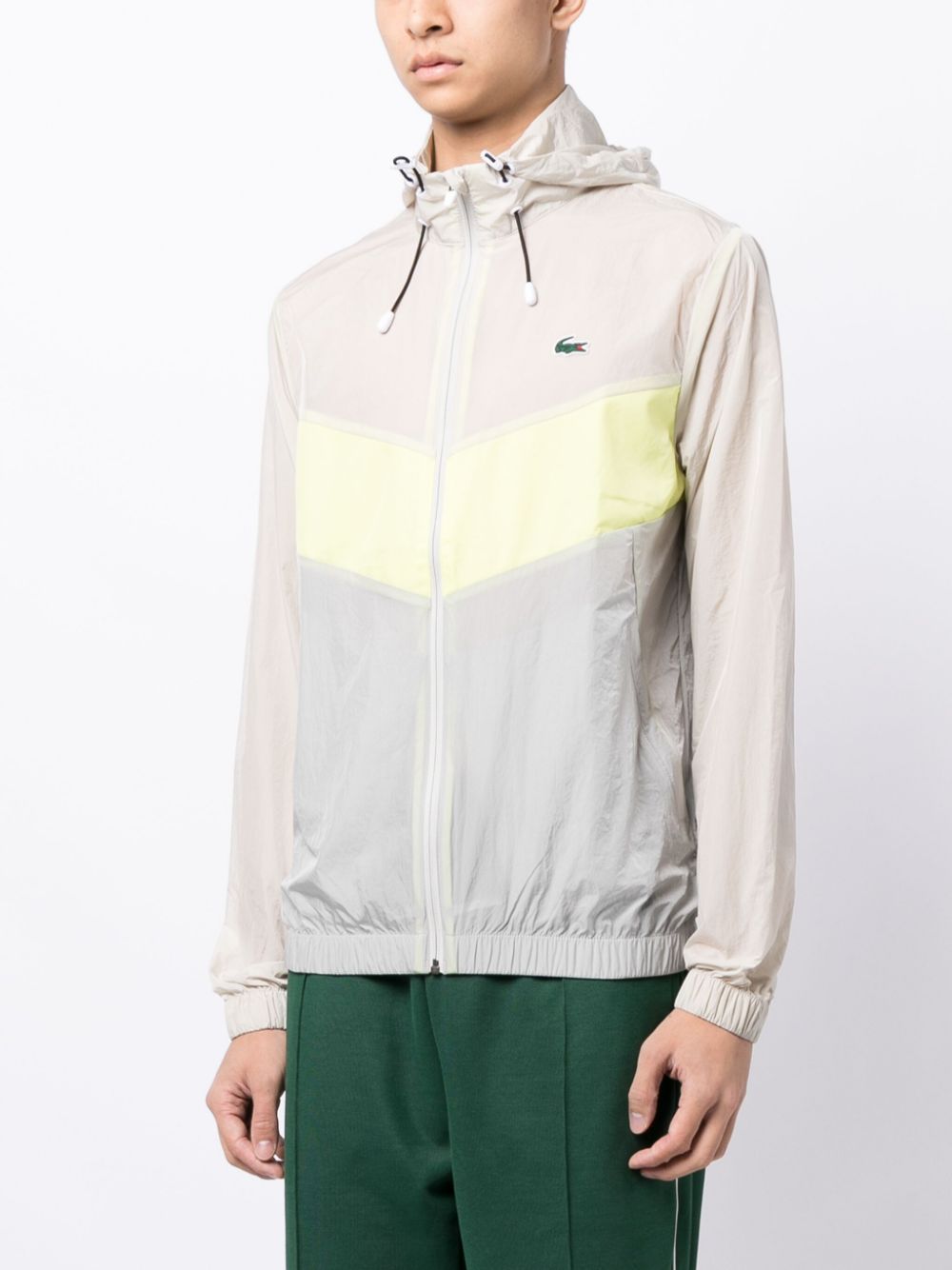 Lacoste Packaway logo-embroidered bomber jacket - Image 3