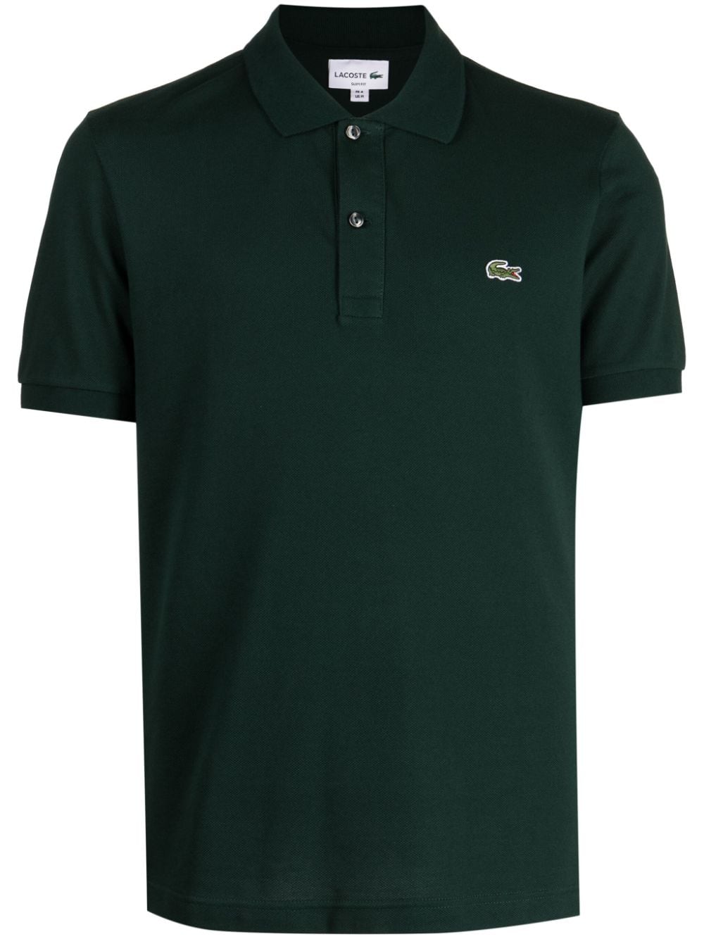 Lacoste logo-patch cotton polo shirt