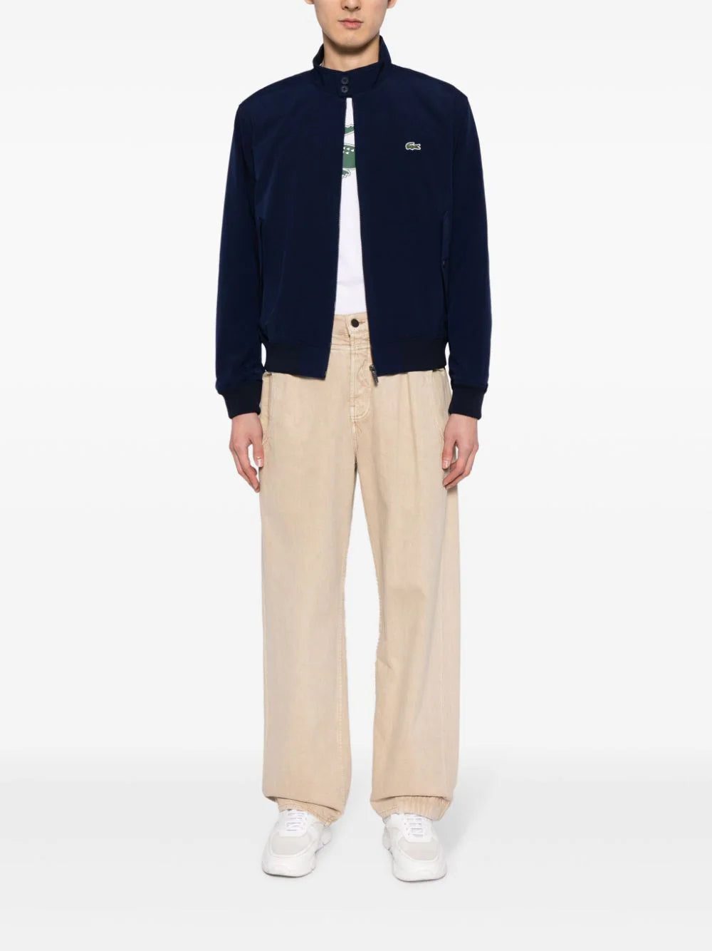 Lacoste logo-embroidered water-repellent jacket - Image 2