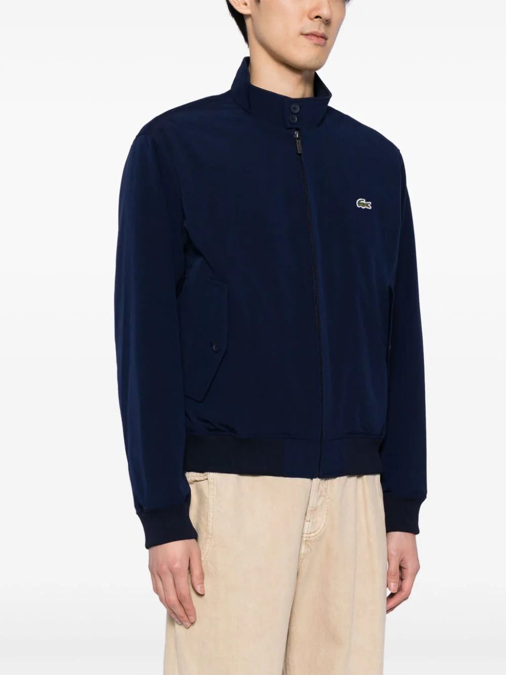 Lacoste logo-embroidered water-repellent jacket - Image 3
