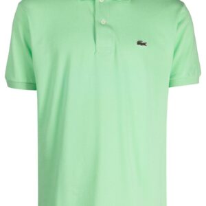 Lacoste logo-patch cotton polo shirt