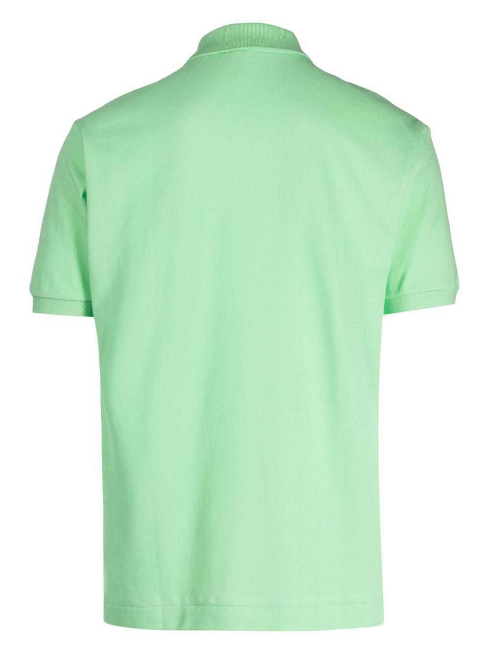 Lacoste logo-patch cotton polo shirt - Image 2