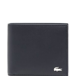 Lacoste logo-plaque leather wallet
