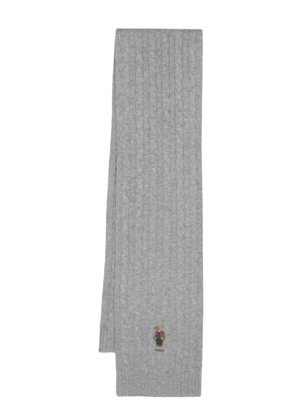 Polo Ralph Lauren Polo Bear cable-knit scarf