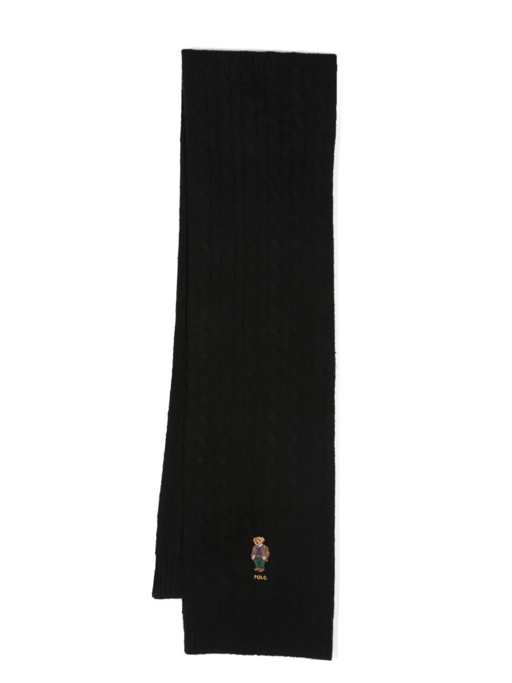 Polo Ralph Lauren Polo Bear cable-knit scarf
