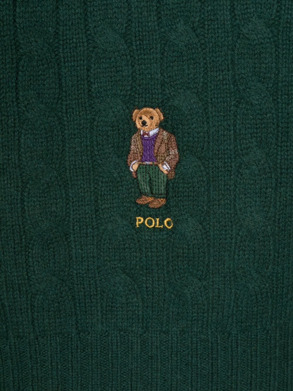 Polo Ralph Lauren Polo Bear cable-knit scarf - Image 2