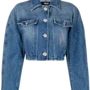 Versace cropped denim jacket