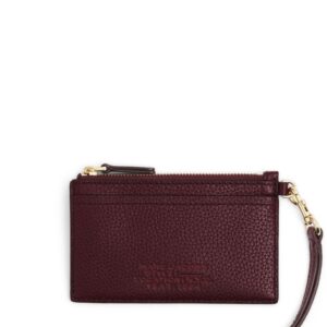 Marc Jacobs The Leather top zip wristlet wallet