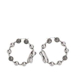 Marc Jacobs ball-chain hoop earrings