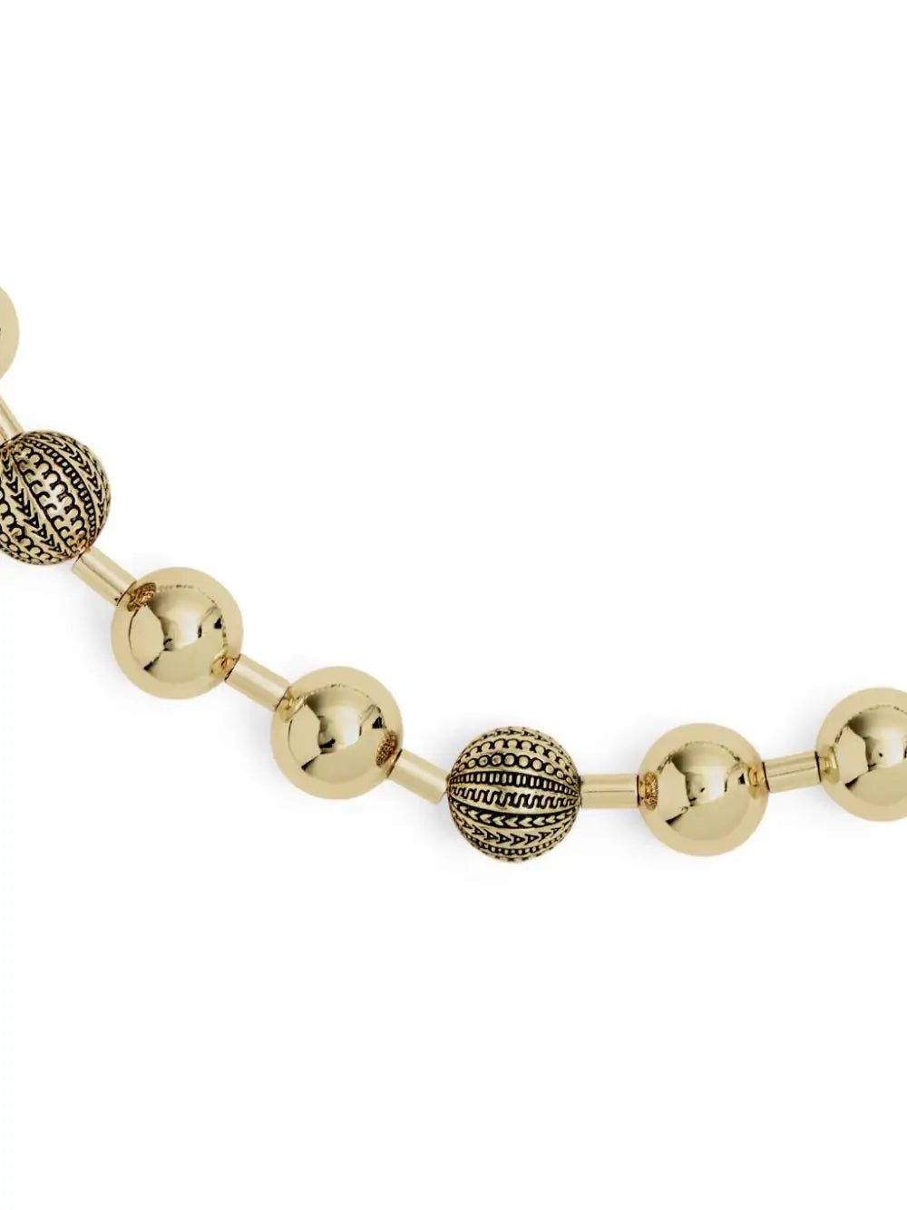Marc Jacobs logo-engraved ball-chain necklace - Image 2